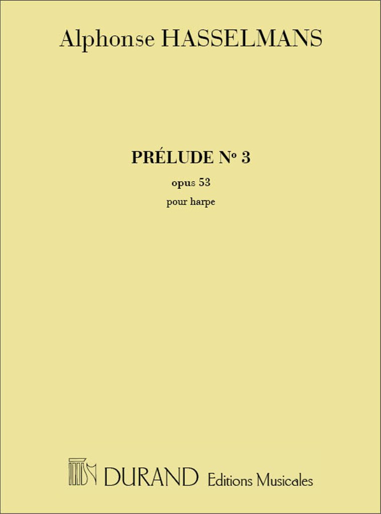 Prelude No. 3 pour harpe